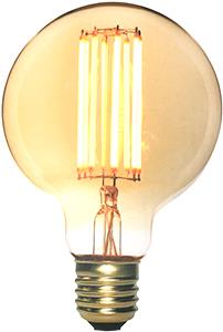LED FILAMENT GLOBE G125 6W E27 DIMBAAR