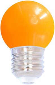 Enzo LED kogellamp E27 oranje 1W LED0157