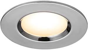 Enzo Nordlux LED Inbouwspot Dorado rond 5.5W chroom 2700K IP65 4801320