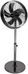 Enzo Statiefventilator 40cm draaiend 50W zilver 8652585