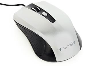Enzo Gembird Optische muis USB zwart/zilver 9510013