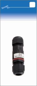 Enzo Waterdichte kabelkoppeling IP68 max. 3x1 5qmm zwart 6617040