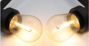 LED filament mini edisonlamp E27 warm wit 1W - LED0164