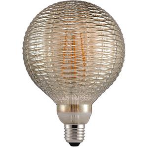 Enzo Nordlux LED Globe G125 E27 2-12W 2200K AVRA goud bamboo 2760220