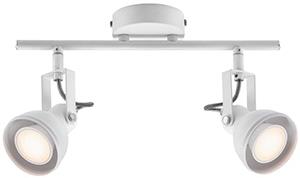 Nordlux Opbouw spot 2x GU10 Aslak wit verstelbaar - 4800450