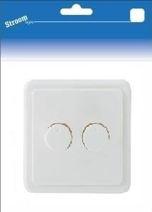 Enzo PEHA LW afdekplaat + knop voor DUO dimmer 6655440