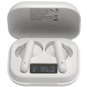 Enzo Denver Bluetooth draadloze earbuds + oplaadcase wit 7120855