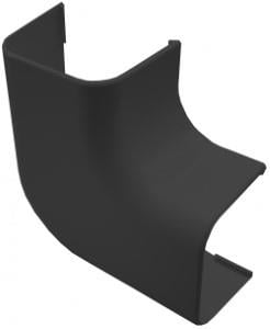 Enzo CANALIT Platte bocht voor aircokanaal 90mm ANTRACIET 4748057