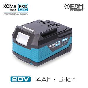 Heroplaadbare lithium batterij Koma Tools Pro Series