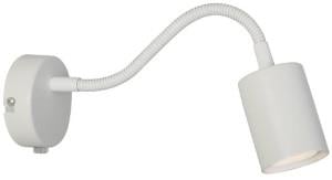 Enzo Nordlux Wandlamp Explore Flex GU-10 met schakelaar wit 4800427
