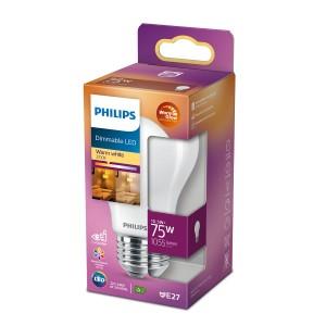 Philips LED GLS E27 7 2-75W filament mat WarmGlow blister 5102524