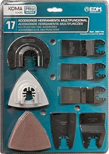 Enzo Koma tools accessoires | Voor multizaag | 17-dlg - 6490920