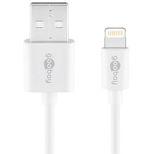 Goobay USB-lightning laadkabel 1m wit - 9550380