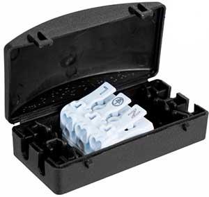 Enzo Kabelkoppeling IP20 max. 3x2 5qmm zwart 4016500