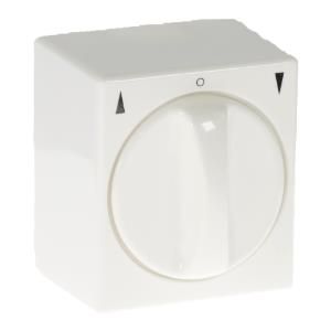 Opbouw jaloezie-draaischakelaar wit - 4660110