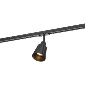 Enzo Nordlux Link railspot Koniekel GU10 zwart\glas 5049480