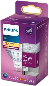 Philips LED spot MR16 GU5.3 12V 2 9-20W 2700K blister 5104230