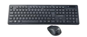 Enzo Gembird Draadloze desktop set zwart chocalate toetsenbord en muis 9510123