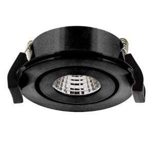 Enzo Klemko Venice COB LED-module warm wit 3000K 40gr ZWART LED0803