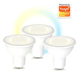 Enzo Denver LED GU-10 mat wit 5W 3-pack dimbaar SMART Wi-Fi TUYA LED5060