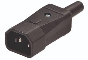 Apparaat contra stekker C13 70 graden MK zwart - 6173532