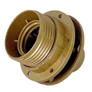 Enzo Lamphouder E27 goud m/kraag + ring 6043004