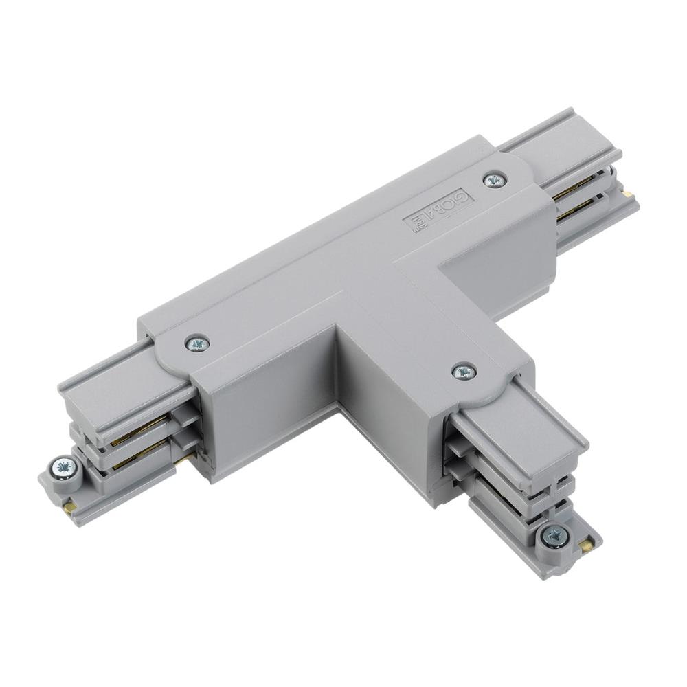 Nordic T-stuk vast 90gr. tbv. rail grijs links 5050051