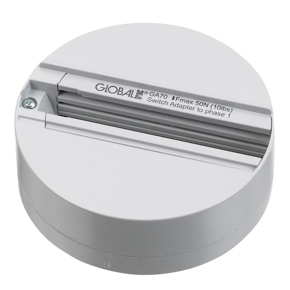 Nordic Lival opbouwdoos 3-fasen spots zilver 5050422