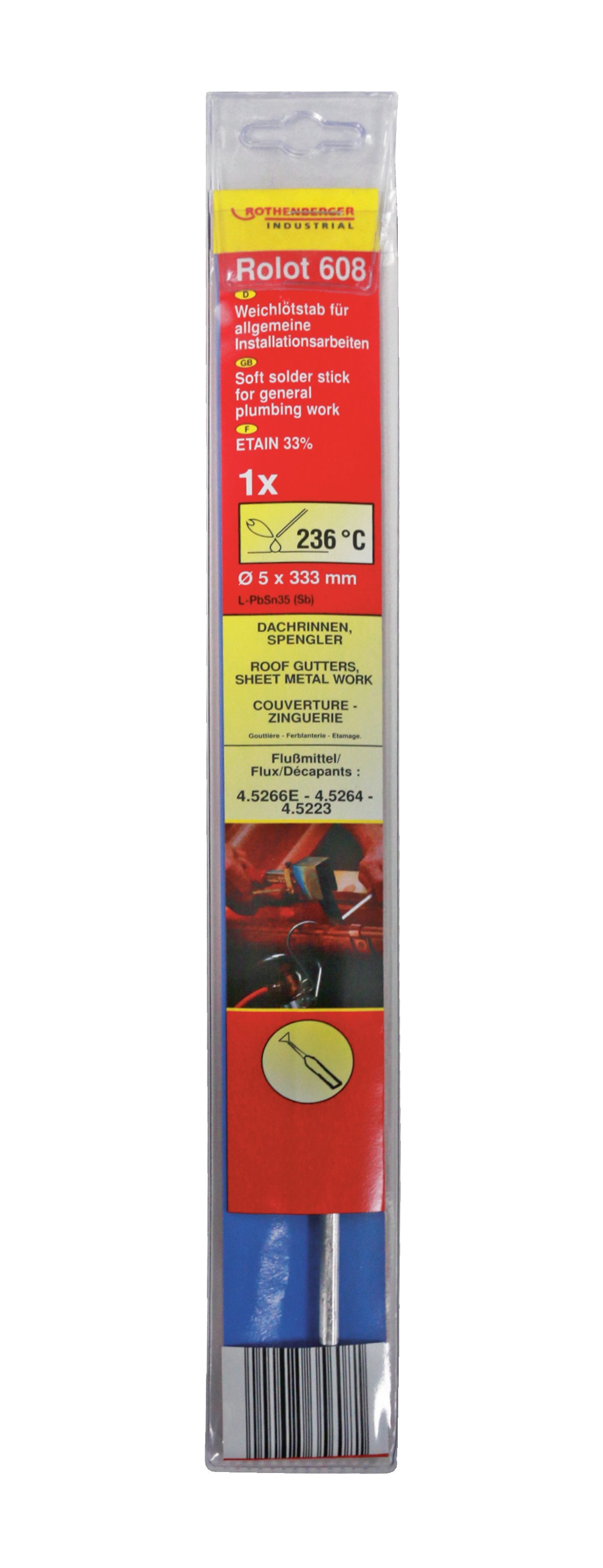 Rothenberger Loodvrij soldeerstaaf Rolot 611 - 1000002361 1000002361