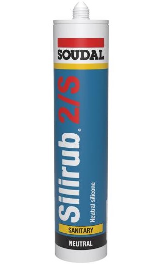 Soudal Silirub 2S | Sanitairkit | Transparant | 600 ml - 100749