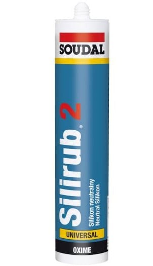 Soudal - Silirub 2 | Siliconenkit | Basalt Grijs Ral 7012 | 300 ml - 100868