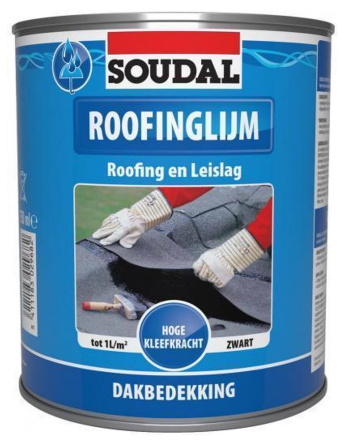 Soudal Roofinglijm | Zwart | 4 l - 101516