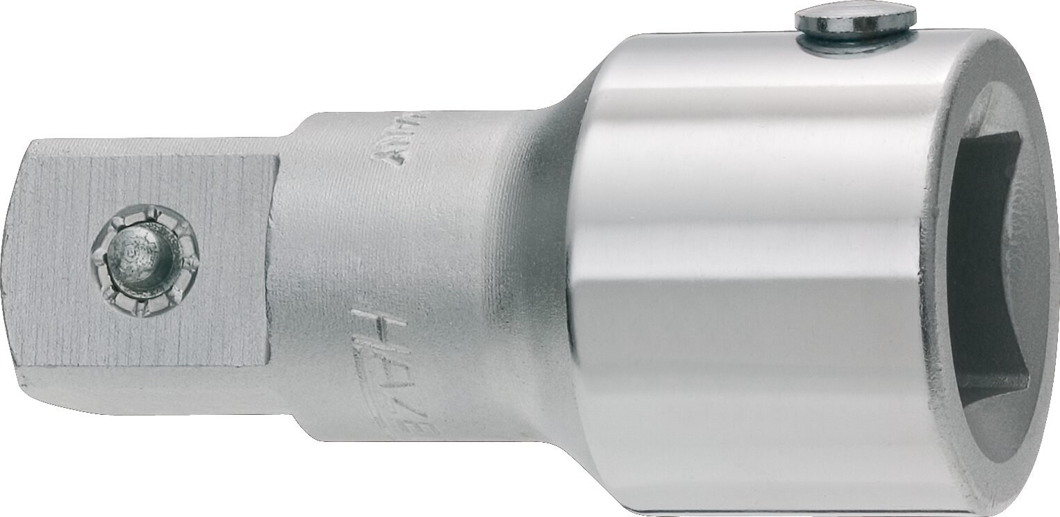 HAZET Verlengstuk 1017-3 · 3/4 inch (20 mm) vierkant hol · 3/4 inch (20 mm) vierkant massief · Lengte: 75 mm