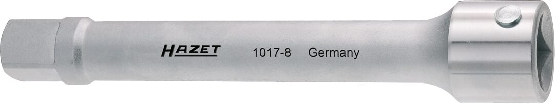 HAZET Verlengstuk 1017-8 · 3/4 inch (20 mm) vierkant hol · 3/4 inch (20 mm) vierkant massief · Lengte: 200 mm