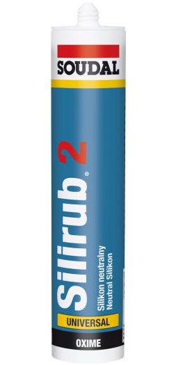 Soudal - Silirub 2 | Siliconenkit | Donkerbruin | 300 ml - 101940