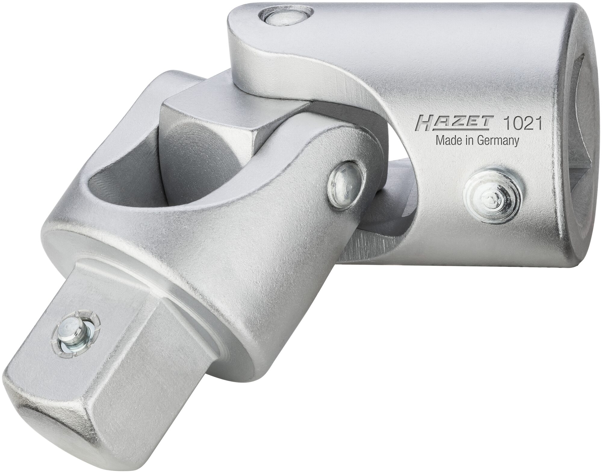 HAZET Universeel scharnier 1021 · 3/4 inch (20 mm) vierkant hol · 3/4 inch (20 mm) vierkant massief · Lengte: 105 mm