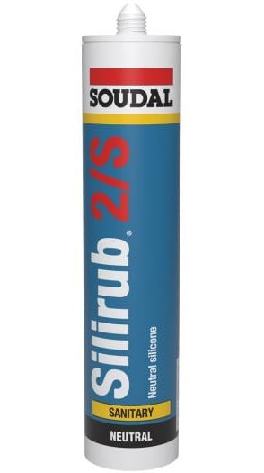 Soudal Silirub 2S | Sanitairkit | Licht Ivoor Ral 1015 | 300 ml - 103734