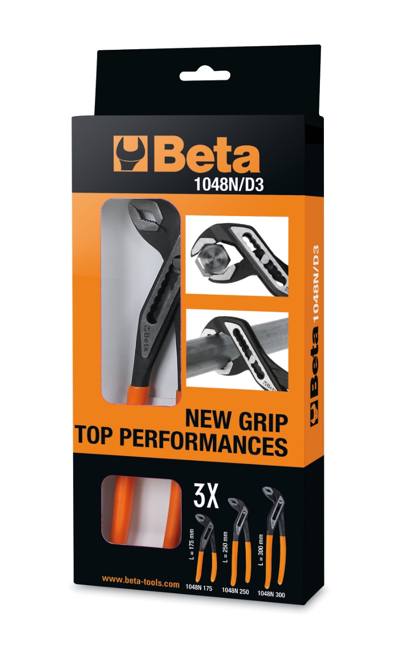 Beta 1048N/D3-Set Van 3 Waterpomptangen - 010480923