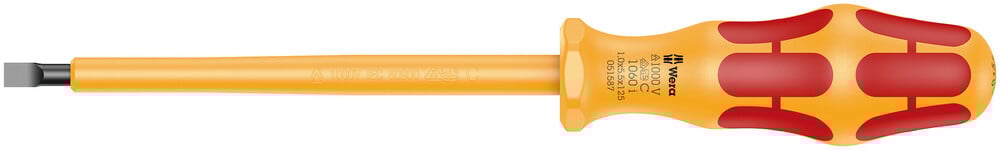 Wera 1060 i VDE-geïsoleerde Kraftform sleuf-schroevendraaier, 1 x 5.5 x 125 mm - 05051587001