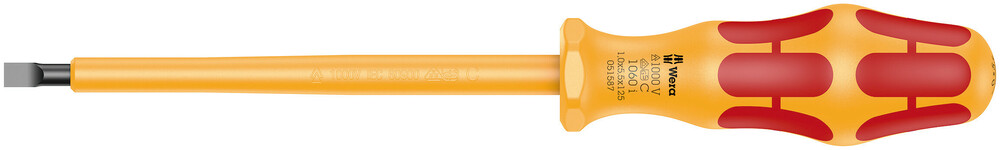 Wera 1060 i VDE-geïsoleerde Kraftform sleuf-schroevendraaier, 1 x 5.5 x 125 mm - 05051587001