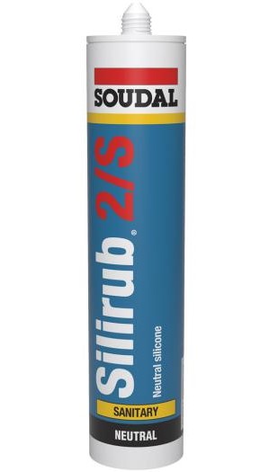 Soudal Silirub 2S | Sanitairkit | Glanzend Wit | 300 ml - 107544