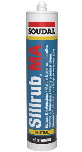 Soudal Silirub MA | Siliconenkit | Natuursteen | 300 ml - 107725
