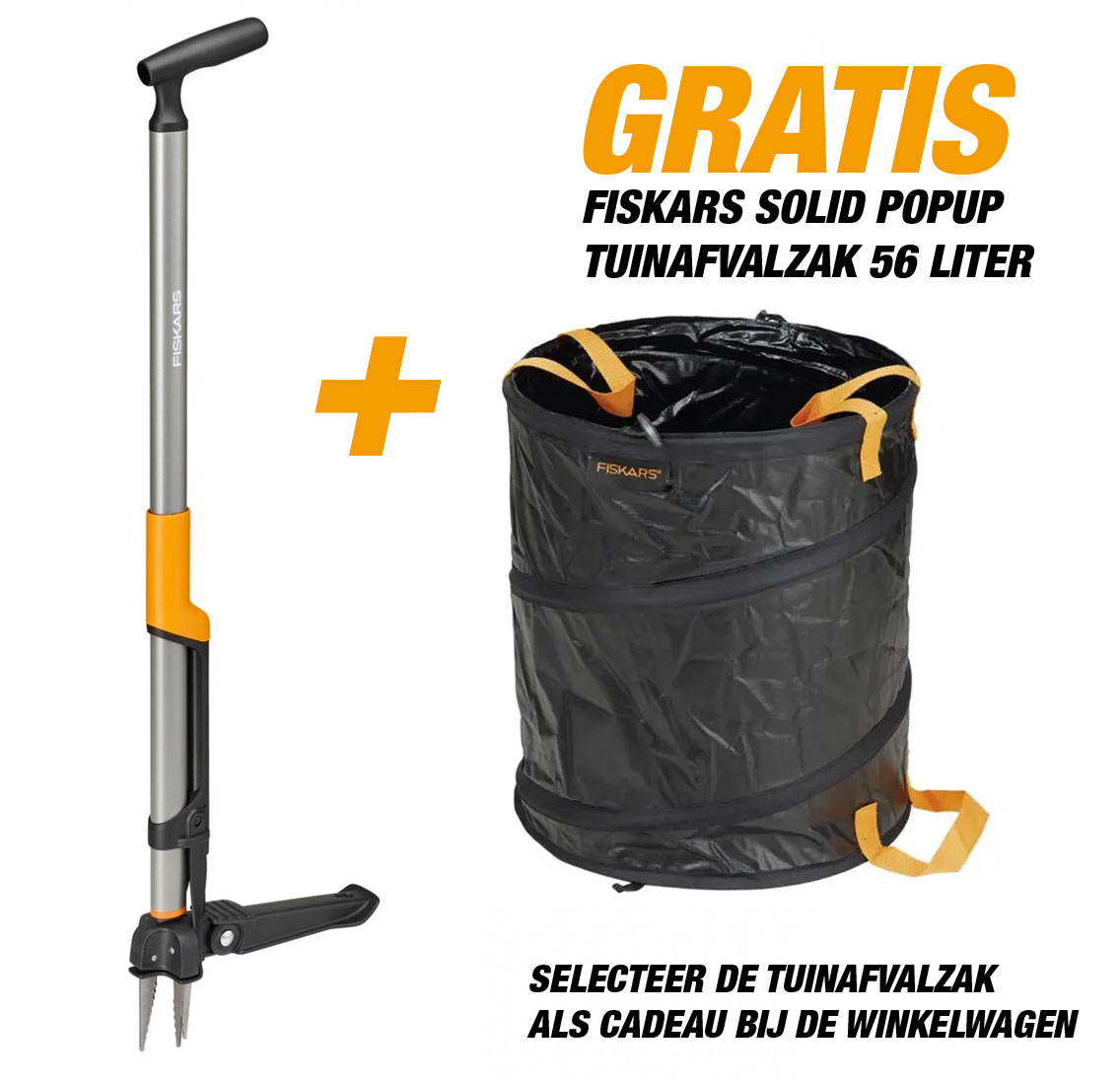 Fiskars Ergonomic Onkruidtrekker - 1080409 afbeelding
