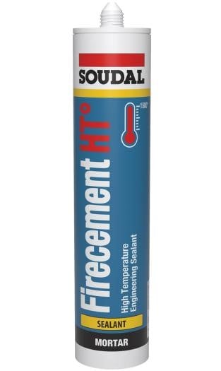 Soudal - Firecement HT | Zwart | 300 ml - 108264