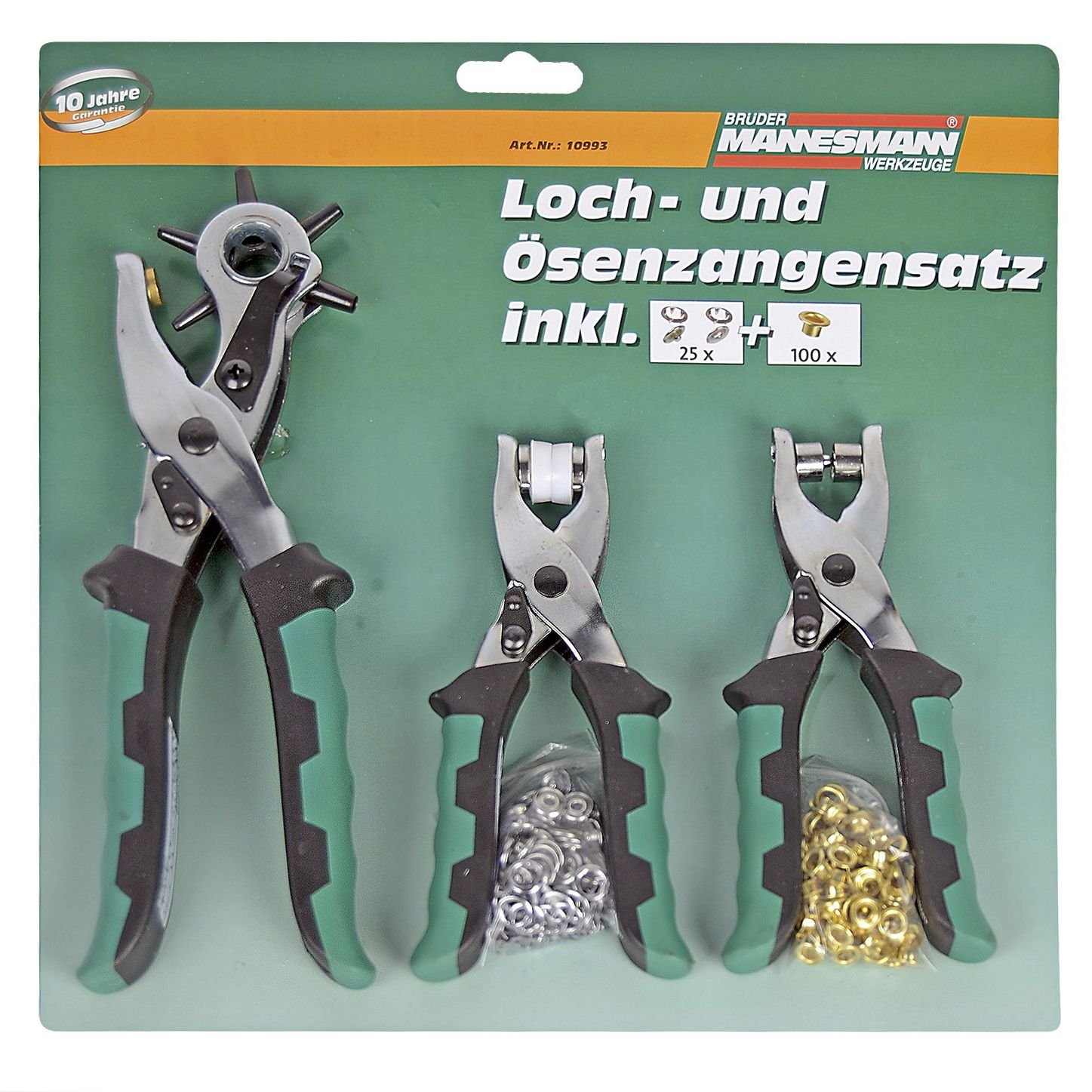 Brüder Mannesmann Ogen- en gatentangenset 128 dlg (Hobby) - 10993