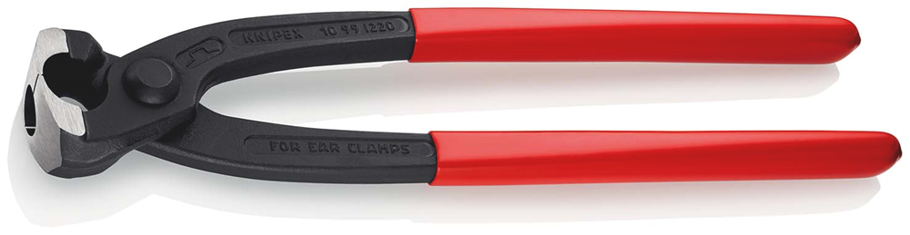Knipex Oorklemtang | 220 mm Lengte | Kunststof Bekleed | Zwart Geatramenteerd - 10 99 I220 SB