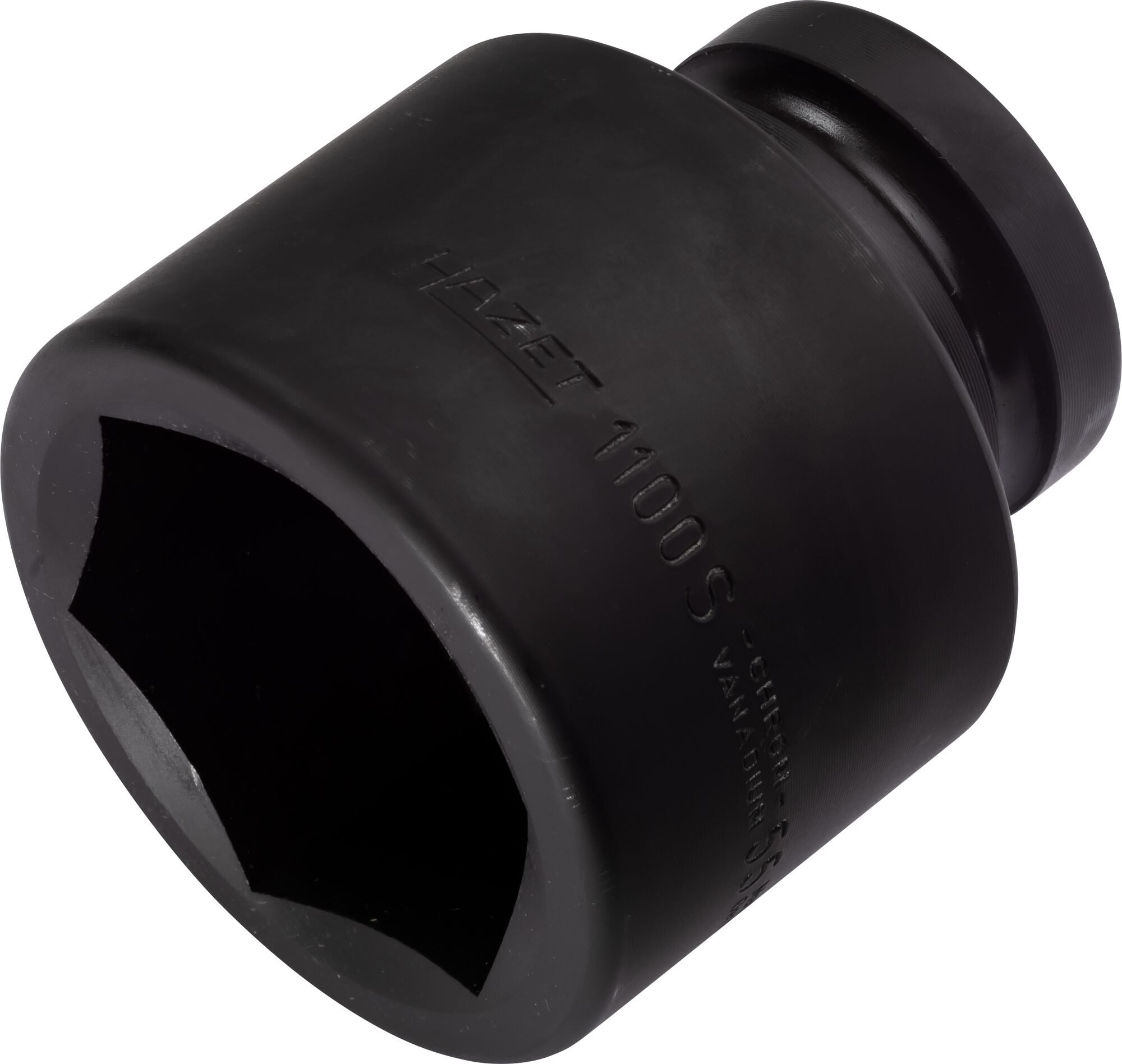 HAZET Krachtdopsleutel 1100S-55 · 1 inch (25 mm) vierkant hol · Buiten-zeskant-profiel · SW 55 mm