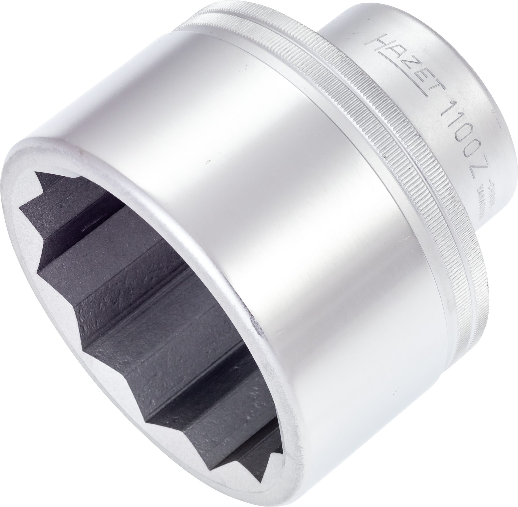 HAZET Dopsleutel 1100Z-75 · 1 inch (25 mm) vierkant hol · Buitentwaalfkant profiel · SW 75 mm