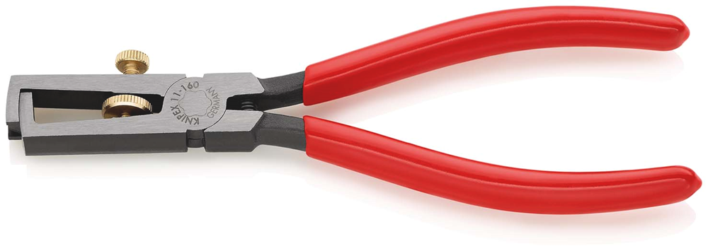Knipex Afstriptang met openingsveer | Universeel | Kunststof bekleed | Zwart geatramenteerd - 11 01 160 SB
