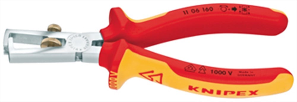 Knipex Afstriptang + veer comfort 160 mm VDE - 11 06 160 SB - 1106160SB